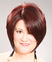 Formal Medium Straight Hairstyle - click to view hairstyle information
