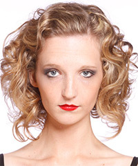 Casual Medium Curly Hairstyle