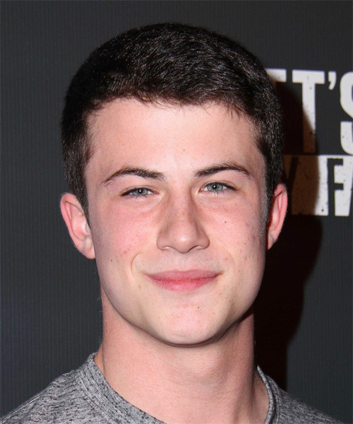 Dylan Minnette Short Straight   Dark Brunette