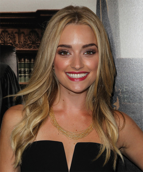 Brianne Howey Long Straight   Dark Blonde