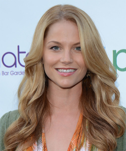 Ellen Hollman Long Wavy   Light Honey Blonde