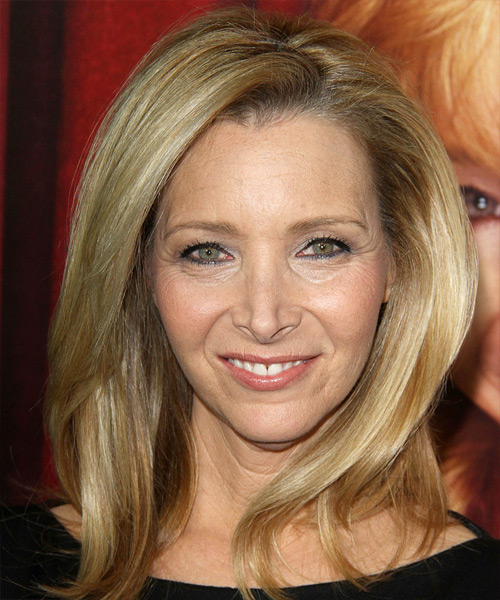 Lisa Kudrow Medium Straight    Blonde   Hairstyle