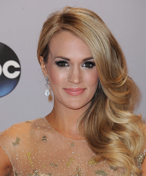 Carrie Underwood Long Wavy   Dark Blonde