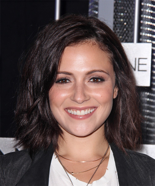 Italia Ricci Medium Straight   Dark Plum Brunette