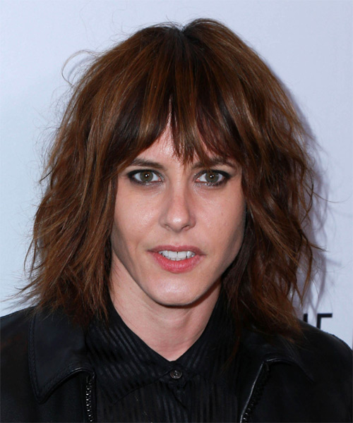 Katherine Moennig Medium Straight Hairstyle