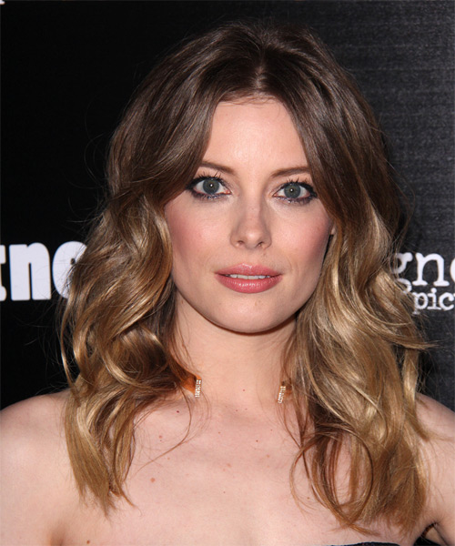 Gillian Jacobs Long Wavy    Chocolate Brunette   Hairstyle