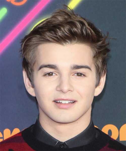 Jack Griffo Short Straight   Chestnut   Hairstyle