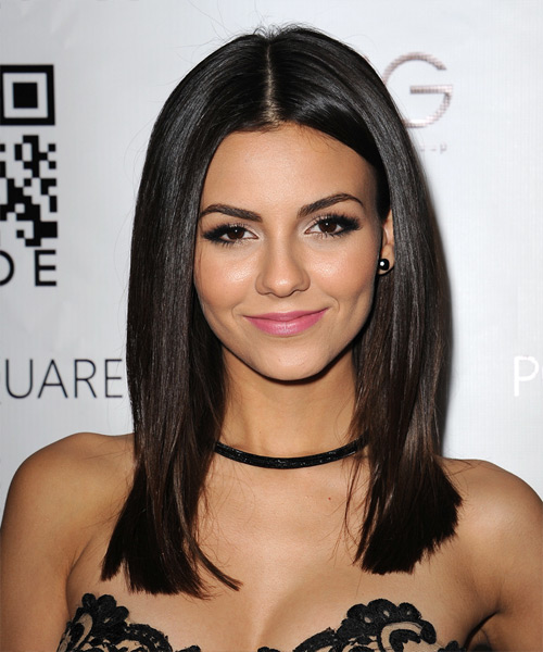 Victoria Justice Long Straight   Mocha   Hairstyle