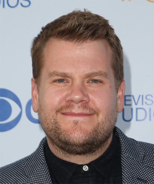 James Corden Short Straight   Light Red   Hairstyle