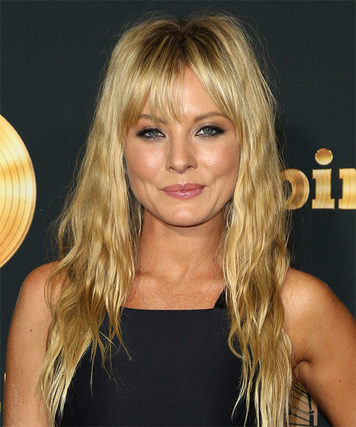 Kaitlin Doubleday Straight    Blonde with Layered Bangs