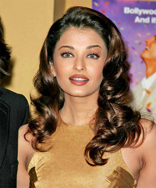 Aishwarya Rai Long Curly Hairstyle