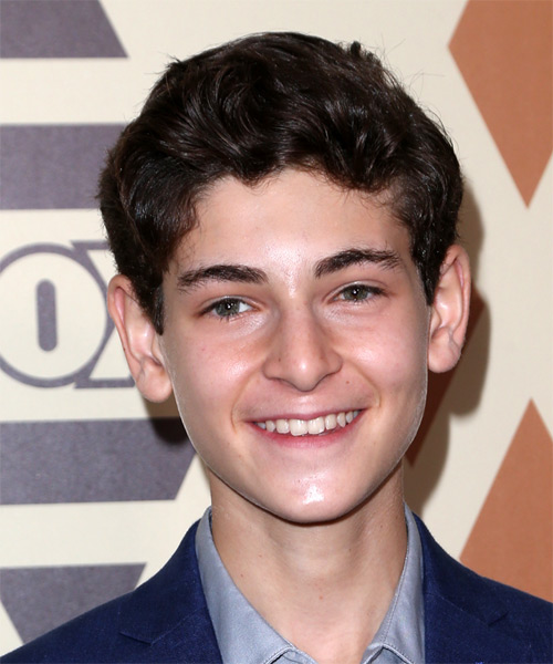 David Mazouz Short Wavy     Hairstyle