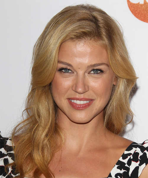 Adrianne Palicki Long Wavy    Honey Blonde   Hairstyle