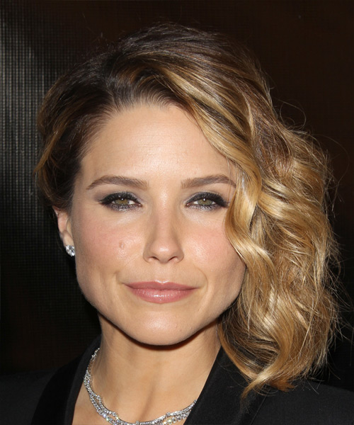 Sophia Bush Medium Wavy   Dark Blonde   Hairstyle