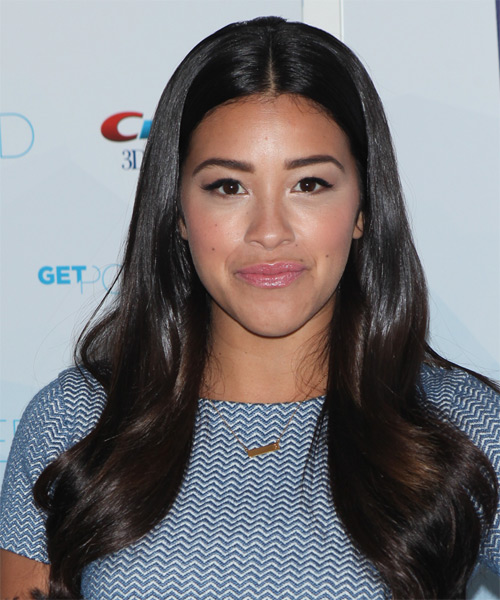 Gina Rodriguez Long Straight   Dark Brunette