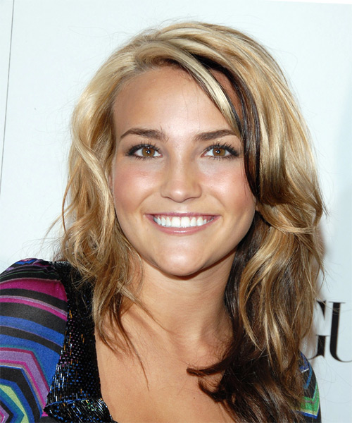 Jamie Lynn Spears Long Wavy     Hairstyle