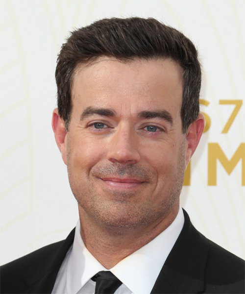 Carson Daly Short Straight     Hairstyle