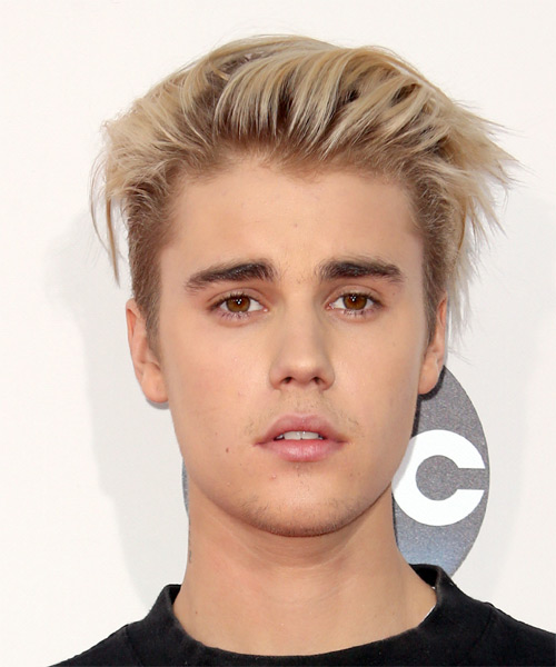 Justin Bieber Short Straight   Light Blonde