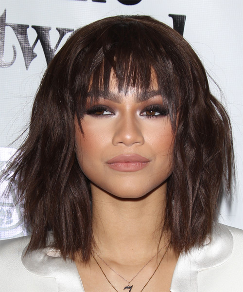 zendaya straight hair