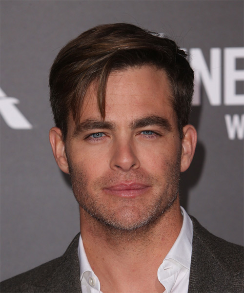 Chris Pine Short Straight    Brunette