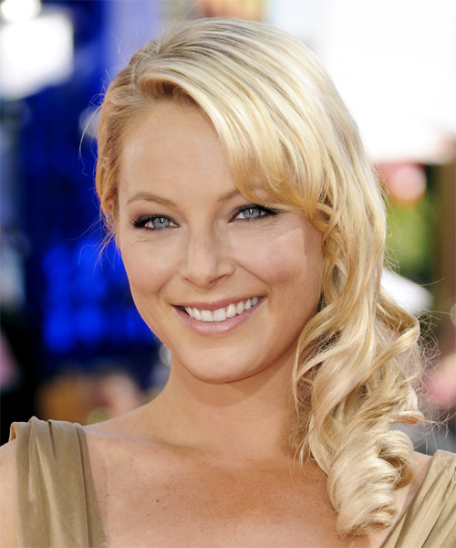 Anastacia Griffith Side Swept Hairstyle