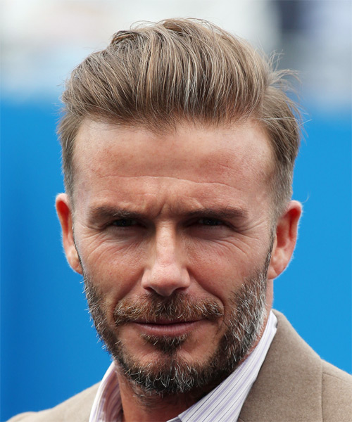 David Beckham Short Straight   Dark Blonde