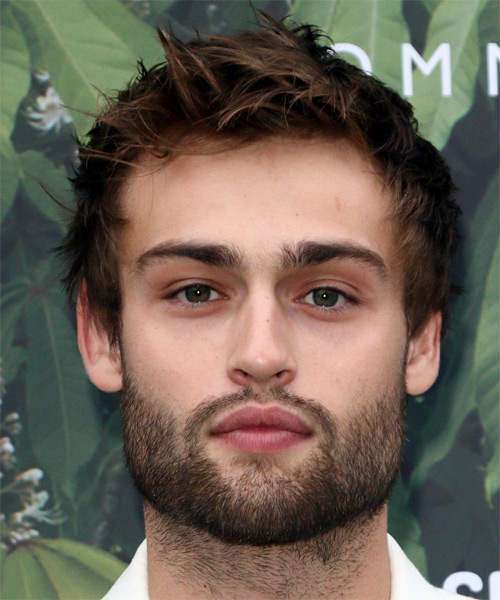 Douglas Booth Short Straight    Brunette   Hairstyle