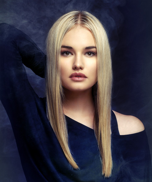  Long Straight   Light Blonde   Hairstyle  