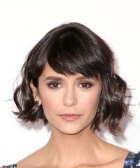 Jaimie Alexander Short Wavy Dark Mocha Brunette Hairstyle