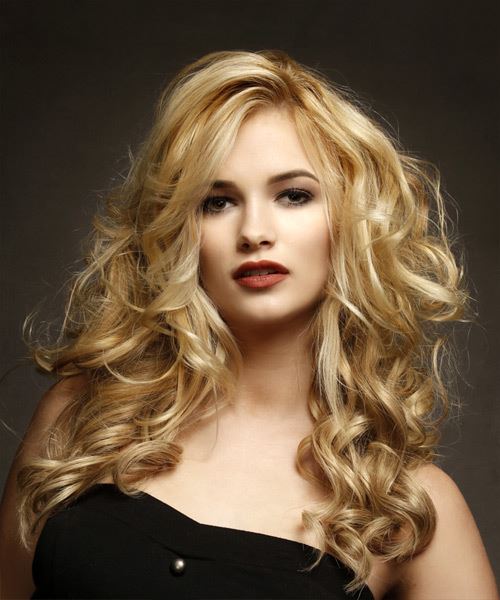  Long Wavy    Blonde   Hairstyle  