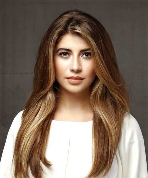  Long Straight Casual Hairstyle - Medium Brunette