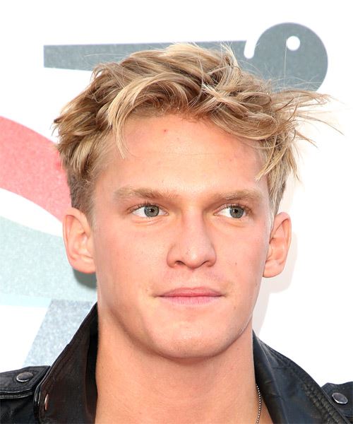 Cody Simpson Short Wavy   Light Ash Blonde   Hairstyle
