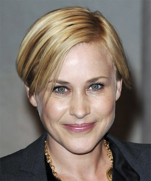 Patricia Arquette Short Straight     Hairstyle