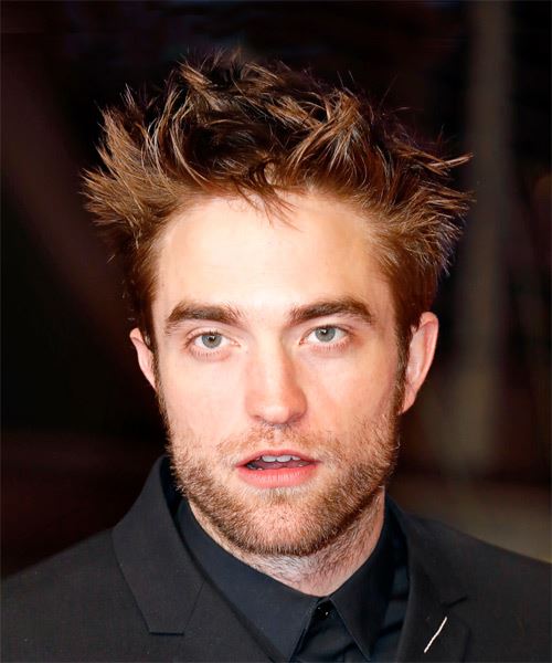 Robert Pattinson Short Straight    Brunette   Hairstyle