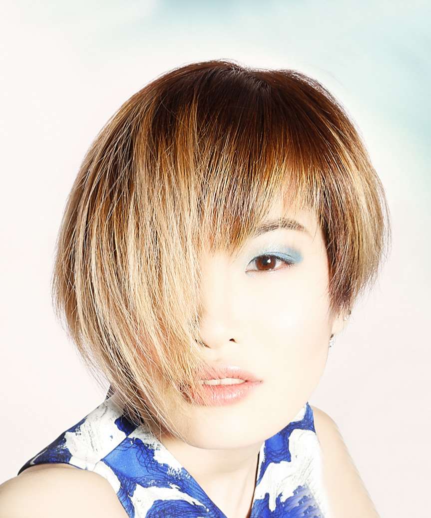 Chic Asymmetrical Maximum Textured Short Hairdo