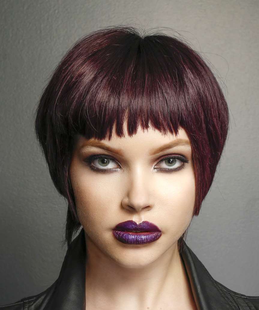 Short Sleek And Sculpted Asymmetrical Hairdo