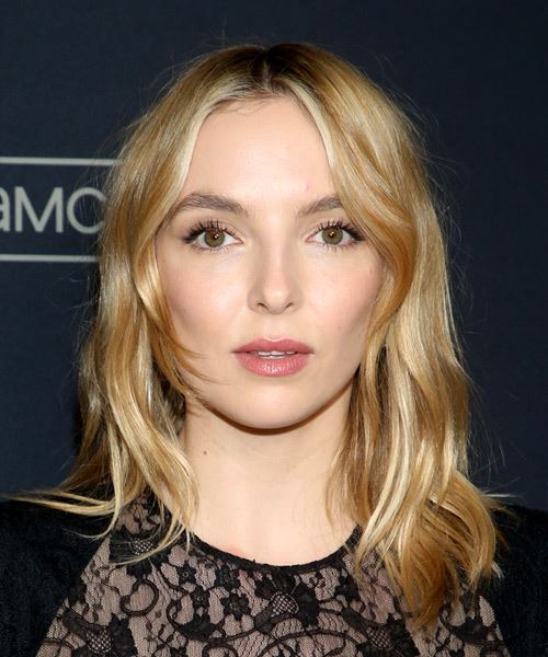 Jodie Comer Long Straight    Blonde   Hairstyle  