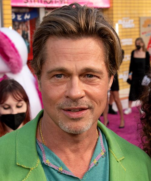 Brad Pitt Debuts New, Shorter Haircut at Golden Globes 2023