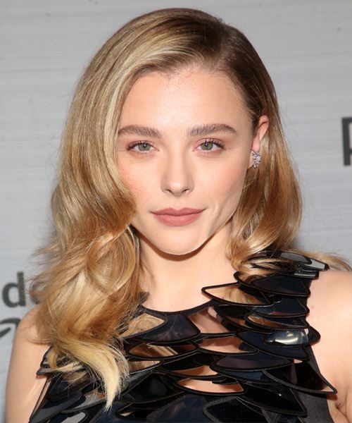 Chloe Grace Moretz Long Hairstyle With Waves