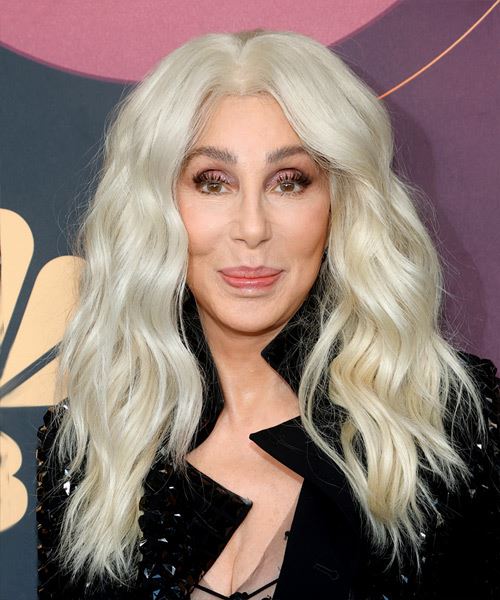 Cher Long Blonde Hairstyle With Waves