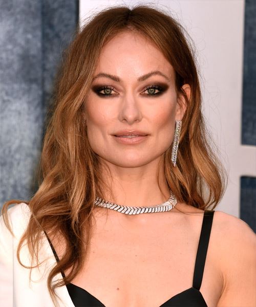Olivia Wilde Long Hairstyle With Waves