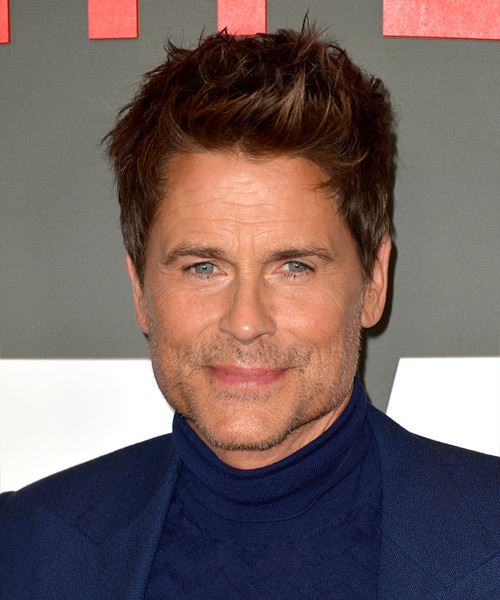 Rob Lowe Short Haircut With Highlights