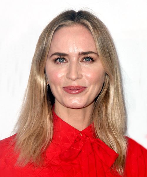 Emily Blunt Long Blonde Hairstyle