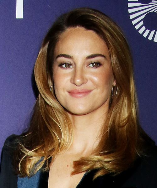 Shailene Woodley Casual Hairstyle With Highlights