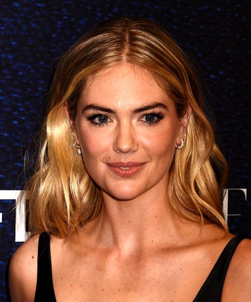 Kate Upton Long Blonde Hairstyle With Waves