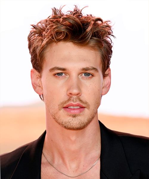 Austin Butler Naturally Wavy Short Hairstyle - side view