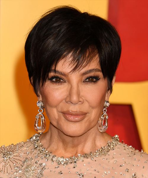Kris Jenner Face-Framing Pixie Hair Cut