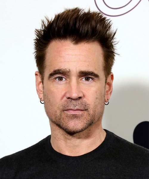 Colin Farrell Spiky Hairstyle - side view