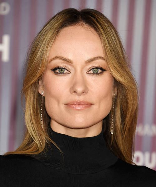 Olivia Wilde Long Hairstyle With Subtle Waves