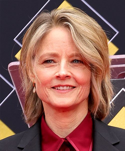 Jodie Foster Timeless Medium-Length Hairstyle